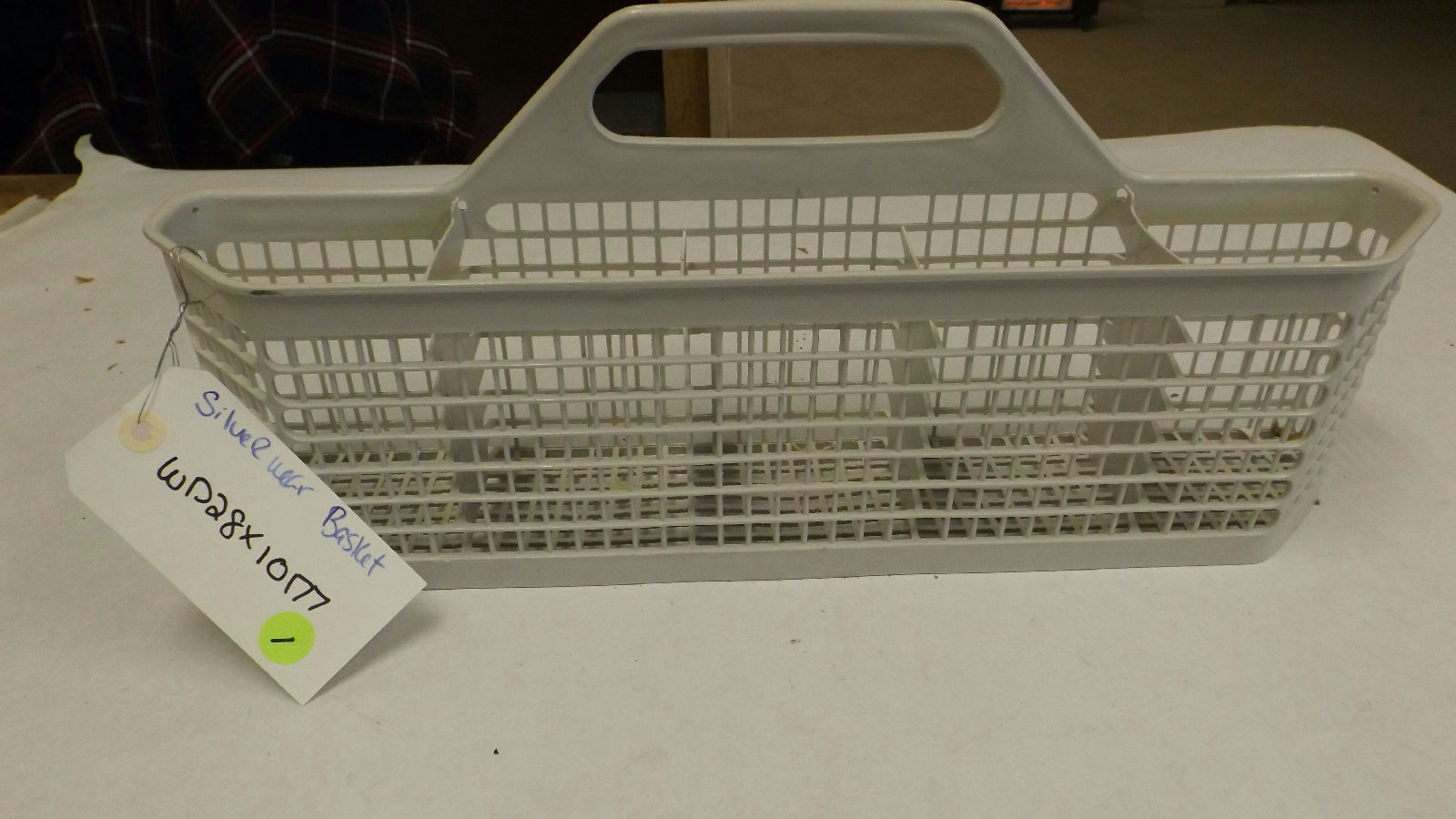 GENERAL ELECTRIC DISHWASHER WD28X10177 SILVERWARE BASKET USED GENERAL ELECTRIC DISHWASHER WD28X10177 SILVERWARE BASKET USED